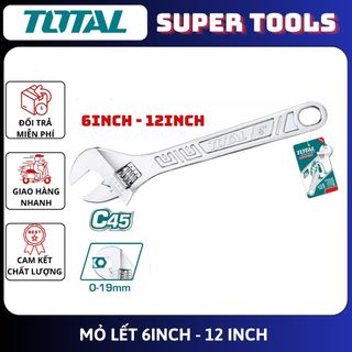 ĐỒ NGHỀ TOTAL Mỏ lết 6—>12 inch THT101063 - THT101083 - THT1010103 - THT1010123