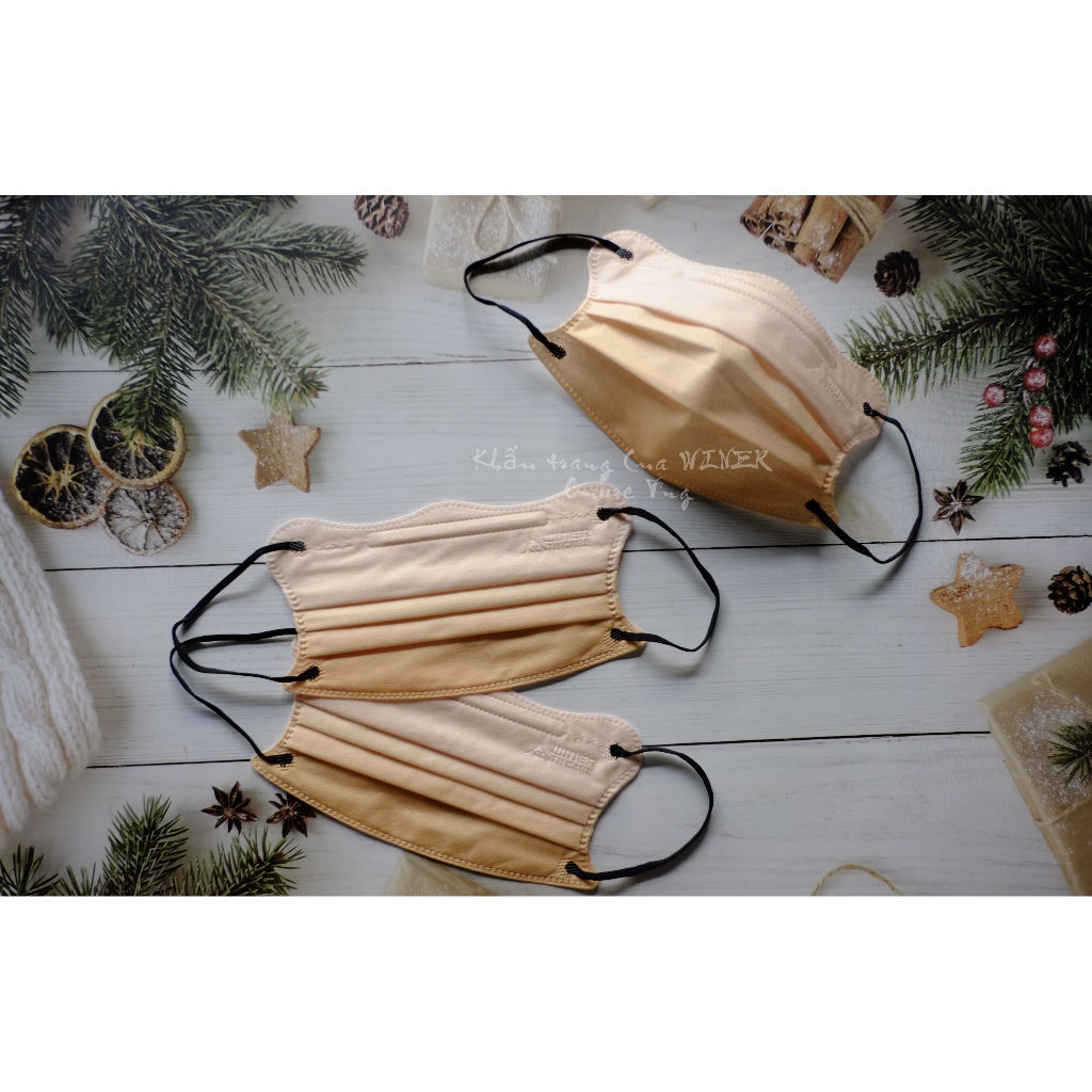 [10 CÁI] Khẩu trang WINER CUA OMBRE Đa sắc, 4 lớp, mix đồ thoải mái.
