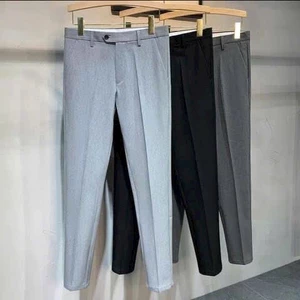 Quần âu nam quần tây nam vải chéo hàn co dãn cao cấp dáng slimfit