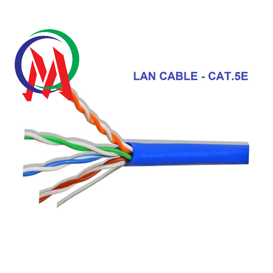 Dây mạng bâm sẵn 2 đầu Cable lan zin UTP đúc sẵn hai đầu, cáp UTP Cat 5E LXF 10/100 Mbp