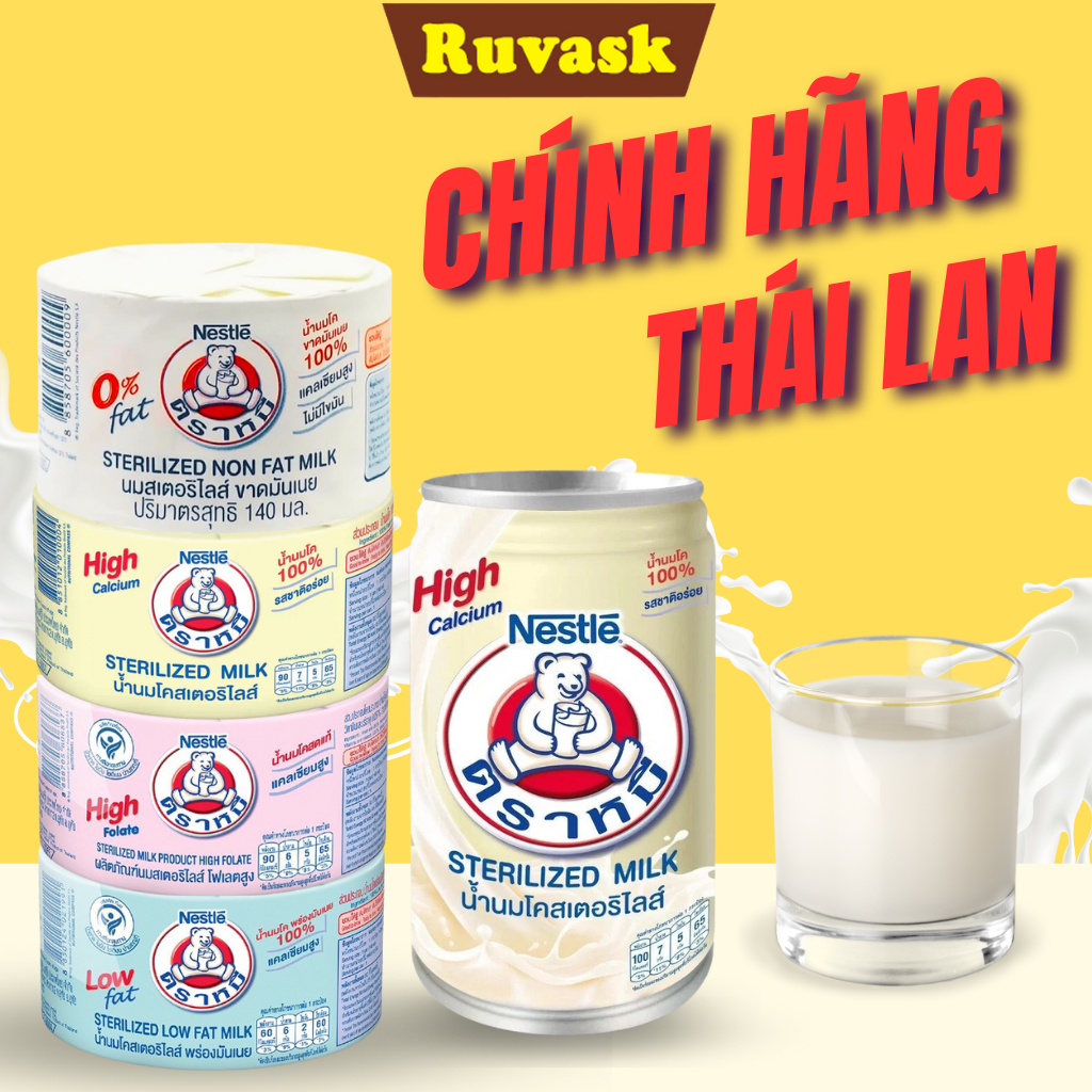 Sữa Gấu NestleThái Lan CHÍNH HÃNG Lon 140 ML - Sữa Gấu Thái Lan Hỗ Trợ ...