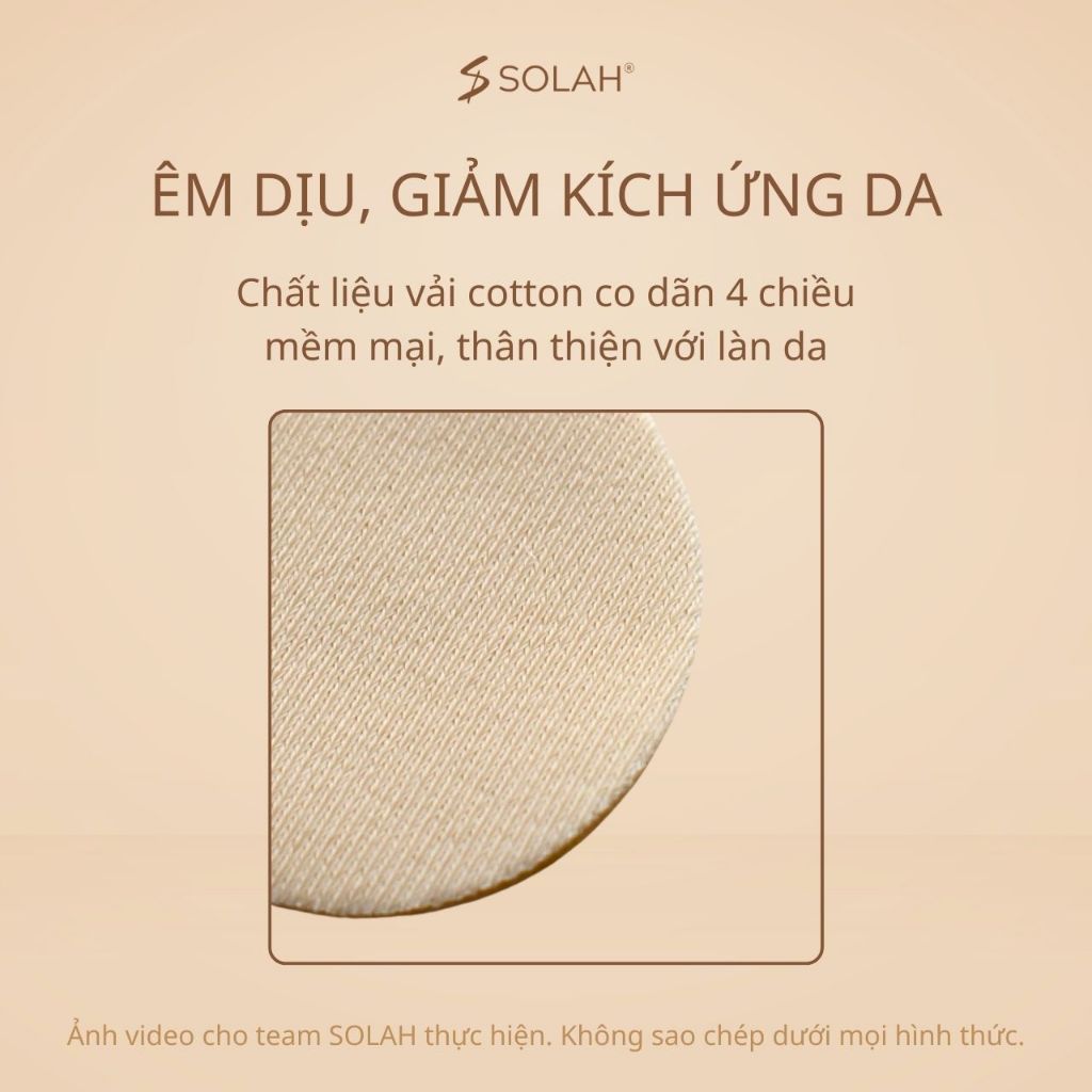 Miếng Đệm Che Núm SOLAH  Bigsize 3.5CM Vải Cotton Tái Sử Dụng Cho Miếng Dán Ngực Áo Bra Dán PK01