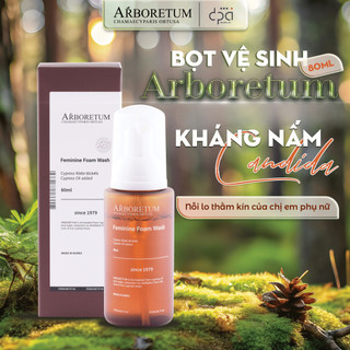 Dung Dịch Vệ Sinh Phụ Nữ Arboretum Dạng Bọt Dịu Nhẹ Làm Sạch Và Kháng Khuẩn Nấm Ngăn Mùi 80ml