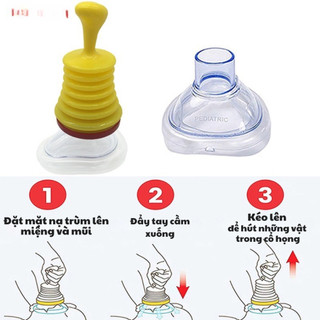 Dụng cụ sơ cứu khẩn cấp chống ngạt thở cho trẻ em/người lớn gia đình - tạo dung tích phổi hút dị vật