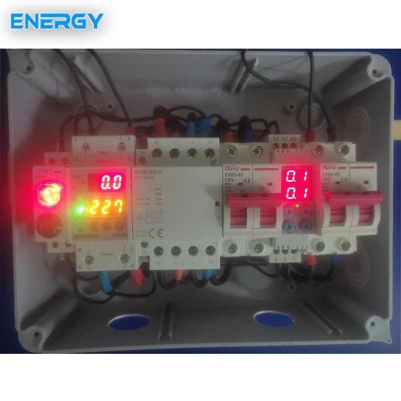 Bộ Tủ ATS Contactor 2P-63A Energy Đảo Chiều 2 Nguồn Điện Không Gián ...