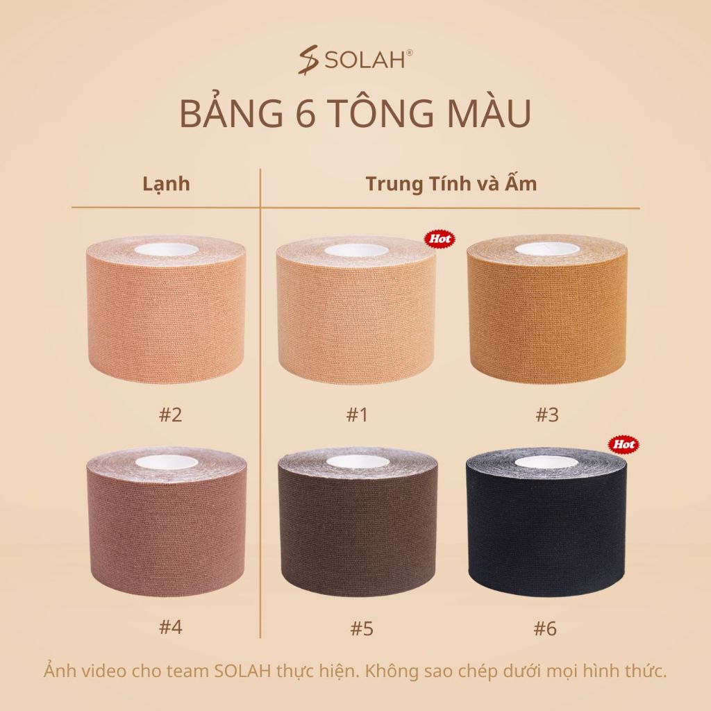 Băng Quấn Dán Ngực Size To SOLAH Tạo Khe Cho Nữ San Phẳng Ngực Tomboy Mặc Áo Mỏng Hở Lưng Sơ Mi PK03