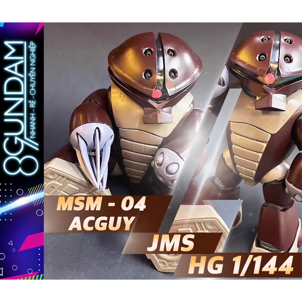 [CÓ SẴN] Mô Hình Lắp Ráp HG UC 078 MSM-04 Acguy JMS (tặng decal nước ...