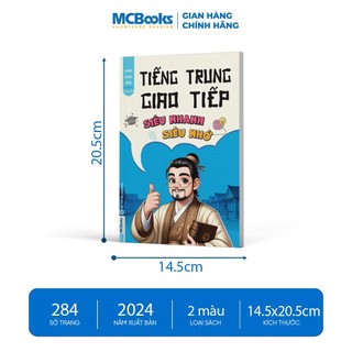 Sách -  Tiếng Trung giao tiếp siêu nhanh siêu nhớ