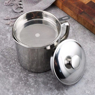 Ca Lọc Dầu Ăn, Bình Lọc Dầu Ăn Có Giá Lọc Inox 304 Sáng Bóng Cực Đẹp - Kho Sỉ Gia Dụng Alulu