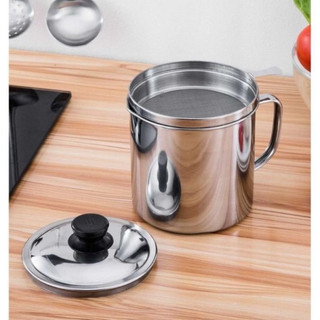 Ca Lọc Dầu Ăn, Bình Lọc Dầu Ăn Có Giá Lọc Inox 304 Sáng Bóng Cực Đẹp - Kho Sỉ Gia Dụng Alulu