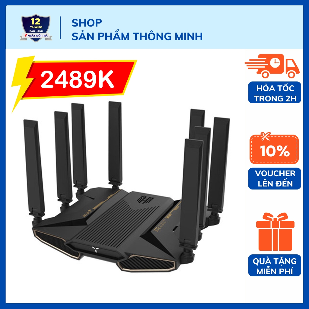 Bộ phát Wifi Router ZTE BE7200 Pro+ Wifi 7 - 7200Mbps
