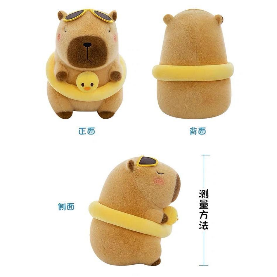 Capybara Phao Vịt Capybara Đi Biển Cao Cấp Capybara Mùa Hè Sôi Động Cực Hot Đầy Đủ Mẫu và Kích Thước