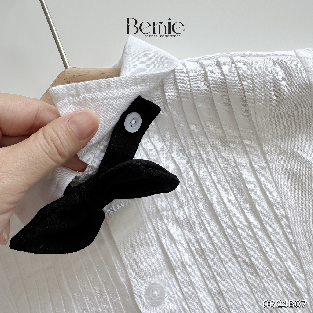 Set gile vest, sơ mi trắng kèm nơ công tử, bộ gile 4 chi tiết phong cách Hàn Quốc bé trai