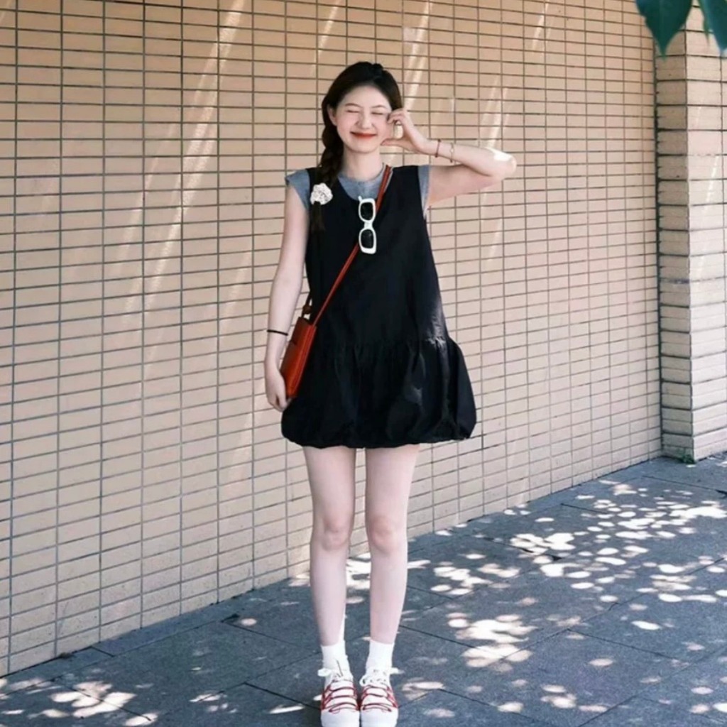 Set váy đầm nữ babydoll nhẹ nhàng, cute mặc đi chơi, tiệc cưới, sinh ...