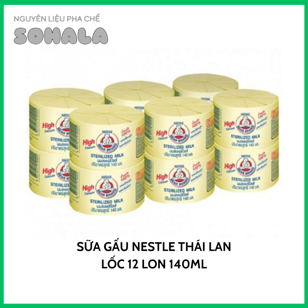 Sữa Gấu Nestle Thái Lan Lốc 12 lon x 140ml | Shopee Việt Nam