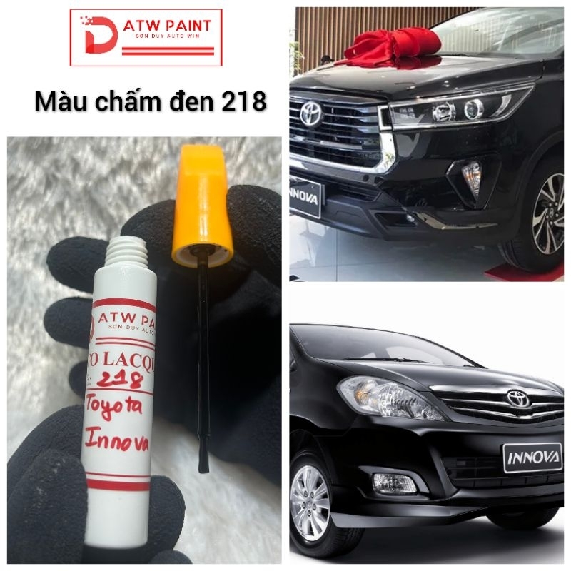 Chai sơn chấm màu đen toyota innova code 218 | Shopee Việt Nam