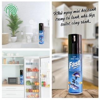 bình xịt khử mùi hôi giày Fast 125ml đa năng – SPCa000001