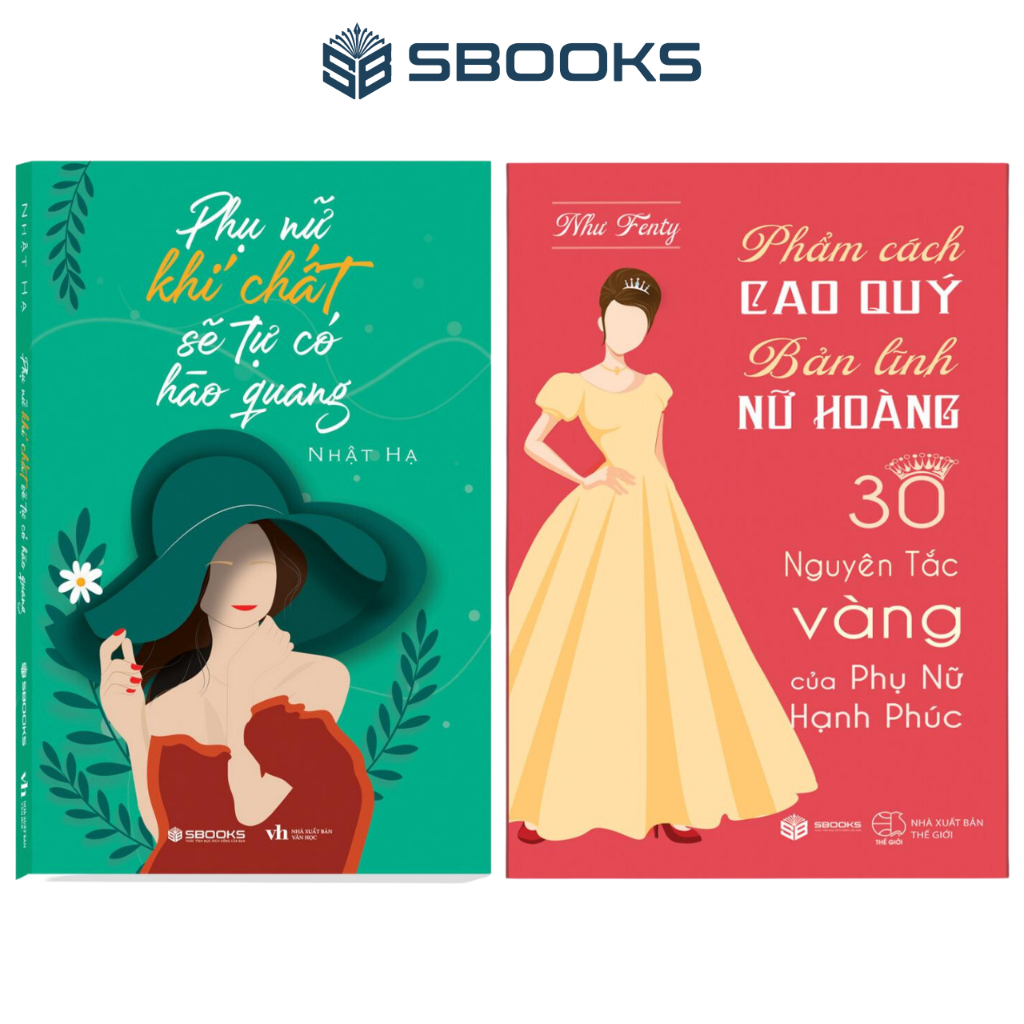 Sách Combo 2 Cuốn Phụ Nữ Khí Chất Sẽ Tự Có Hào Quang + Phẩm Cách Cao Quý Bản Lĩnh Nữ Hoàng - SBOOKS