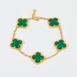 Vòng tay nam nữ LAMY Flower Clover Bracelet Gold 2266