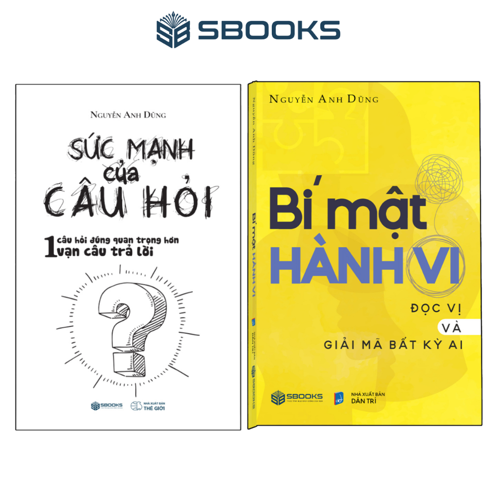 Sách Combo 2 Cuốn : Sức Mạnh Của Câu Hỏi + Bí Mật Hành Vi - Đọc Vị Và Giải Mã Bất Kỳ Ai - SBOOKS