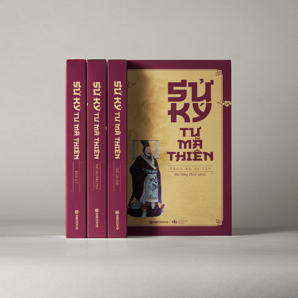 Sách Combo 3 Cuốn : Sử Ký Tư Mã Thiên - SBOOKS OFFICIAL