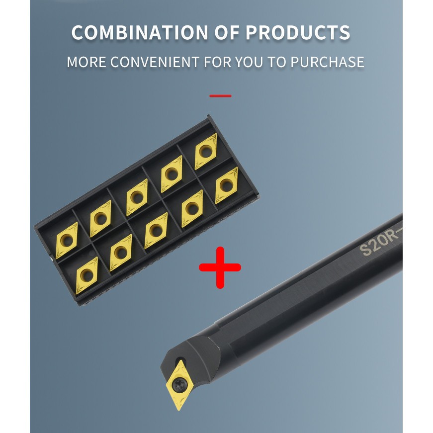 Cán dao tiện móc lỗ lắp chip D11