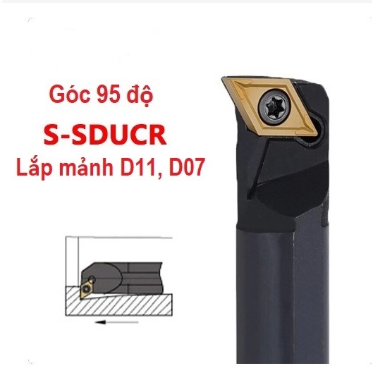 Cán dao tiện móc lỗ lắp chip D11