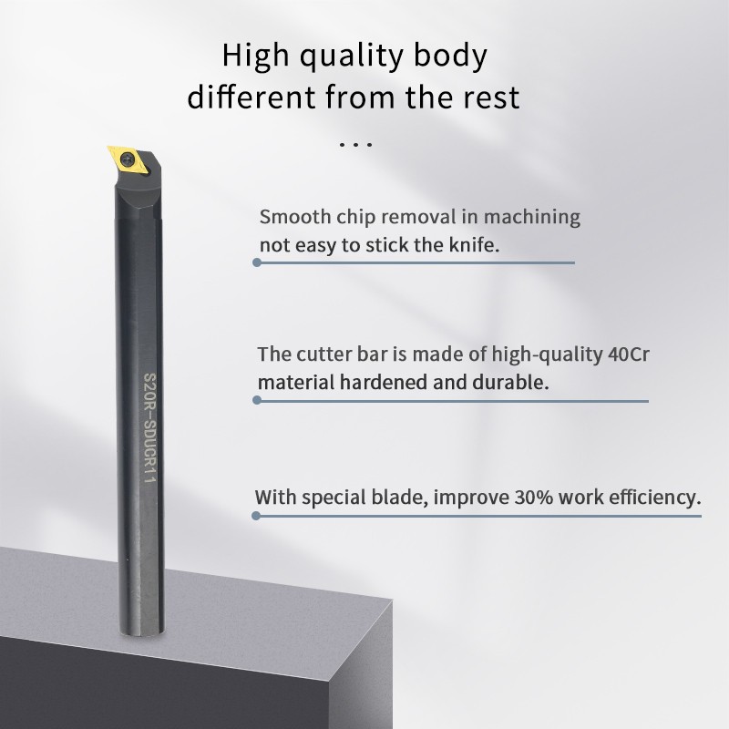 Cán dao tiện móc lỗ lắp chip D11