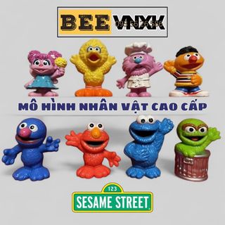 Mô hình nhân vật SESAME STREET xịn xuất Mỹ cho bé từ 1 tuổi - BEE VNXK