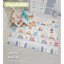 Thảm Umoo gấp gọn mẫu mới- Chống thấm, không bí, an toàn cho bé (size 1m8x2m)