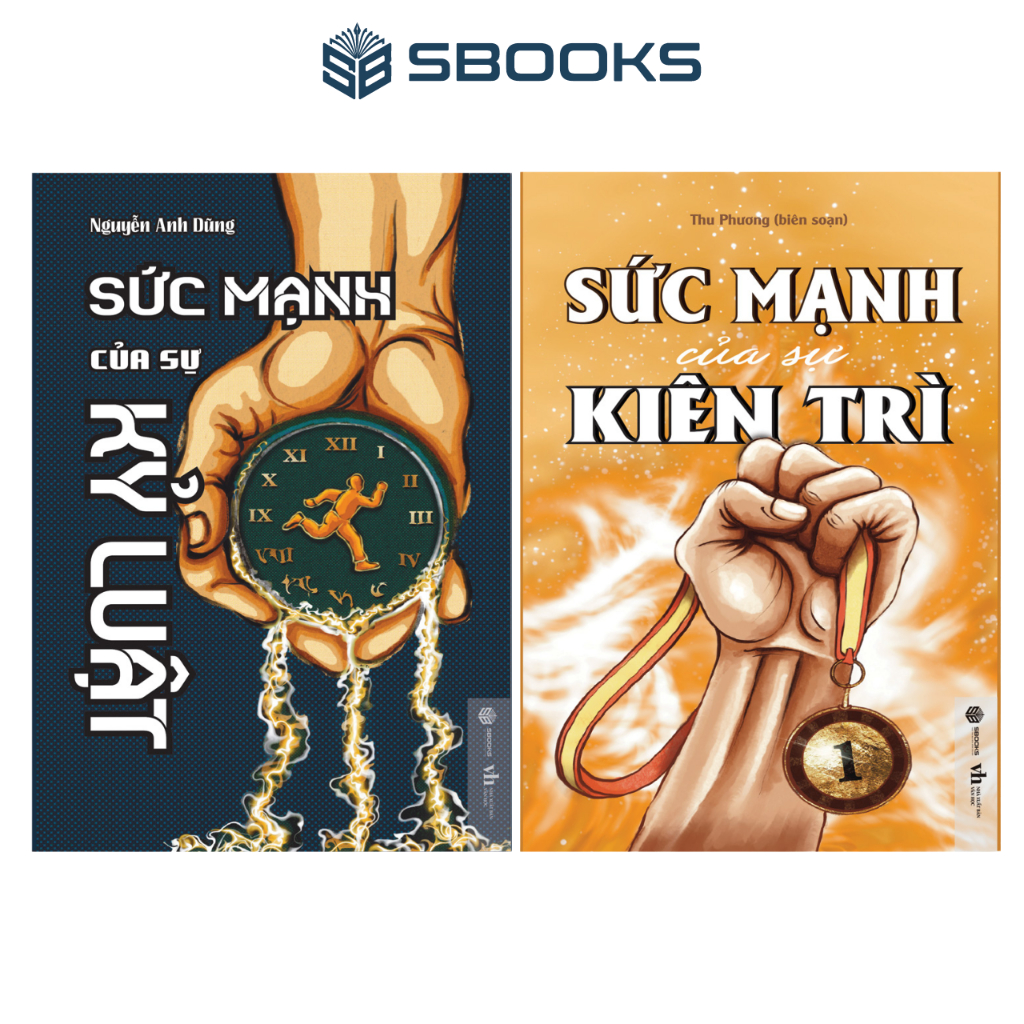 Combo 2 Cuốn Sách : Sức Mạnh Của Sự Kỷ Luật + Sức Mạnh Của Sự Kiên Trì - SBOOKS OFFICIAL