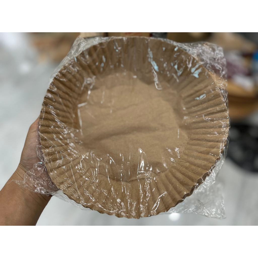 Đĩa Giấy Nến lót nồi, nướng bánh thực phẩm đa năng- Vàng Size 16cm(giao hàng toàn quốc)