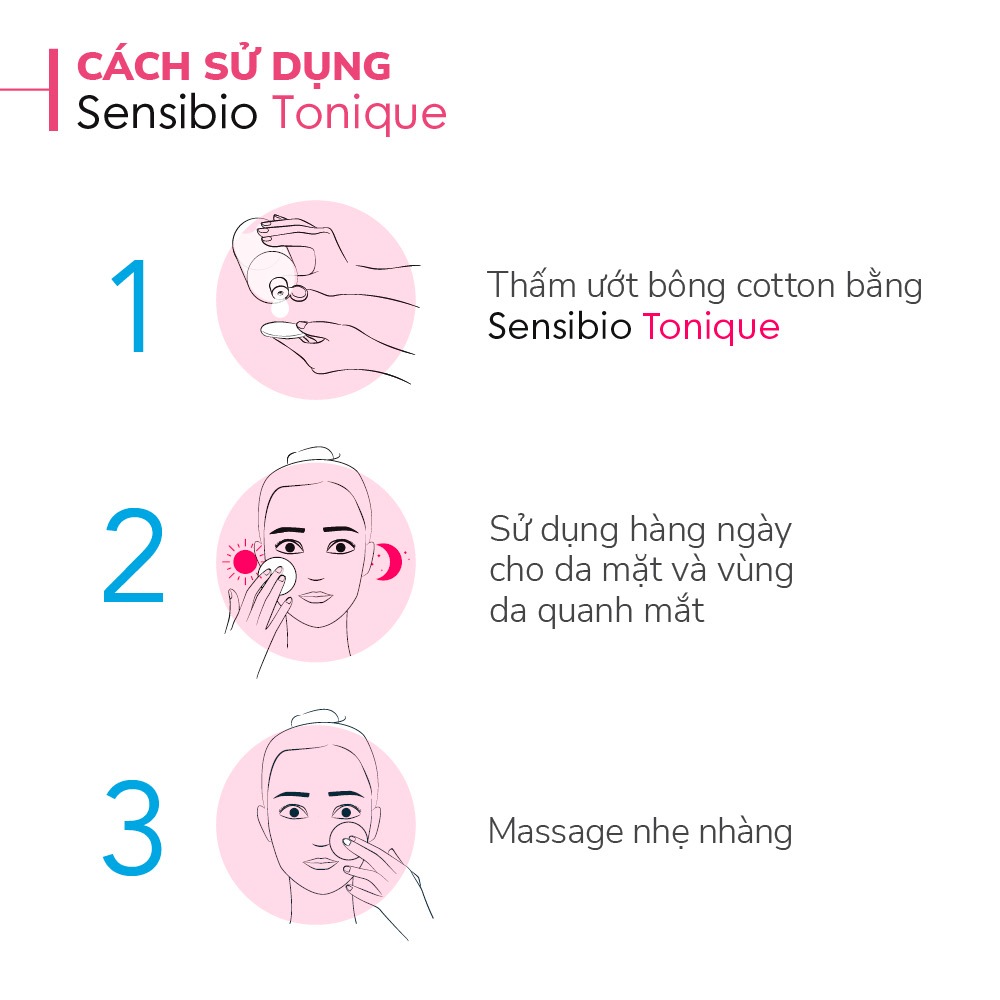 Ảnh Dung dịch cân bằng dưỡng ẩm và làm dịu da Bioderma Sensibio Tonique - 250ml 3