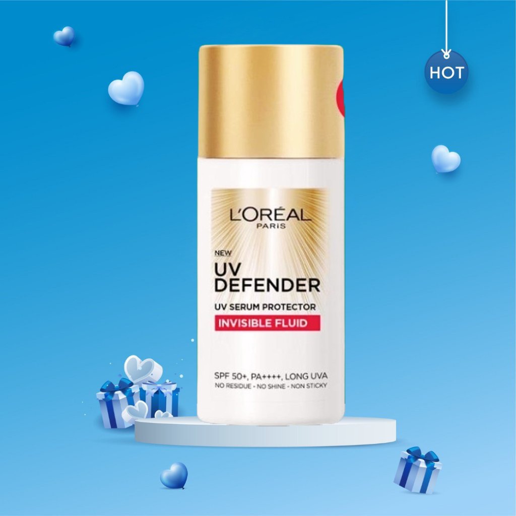 Kem chống nắng x20 thoáng da mỏng nhẹ L’Oreal Paris UV Defender Serum ...