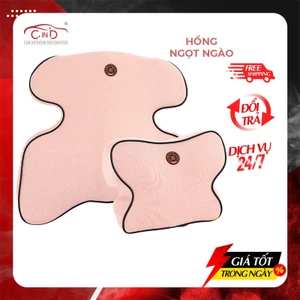 Gối Tựa Đầu Lót Lưng Cao Su Non Định Hình 4D Chống Đau Mỏi Vai Gáy Cột Sống CIND TK-028