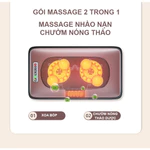 Đệm massage toàn thân - Máy massage lưng và cột sống, cổ, vai, gáy, chân - Đệm ghế matxa 20 bi chính hãng có hồng ngoại — ảnh 6