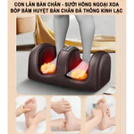 Đệm massage toàn thân - Máy massage lưng và cột sống, cổ, vai, gáy, chân - Đệm ghế matxa 20 bi chính hãng có hồng ngoại — ảnh 5