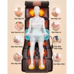 Đệm massage toàn thân - Máy massage lưng và cột sống, cổ, vai, gáy, chân - Đệm ghế matxa 20 bi chính hãng có hồng ngoại — ảnh 2