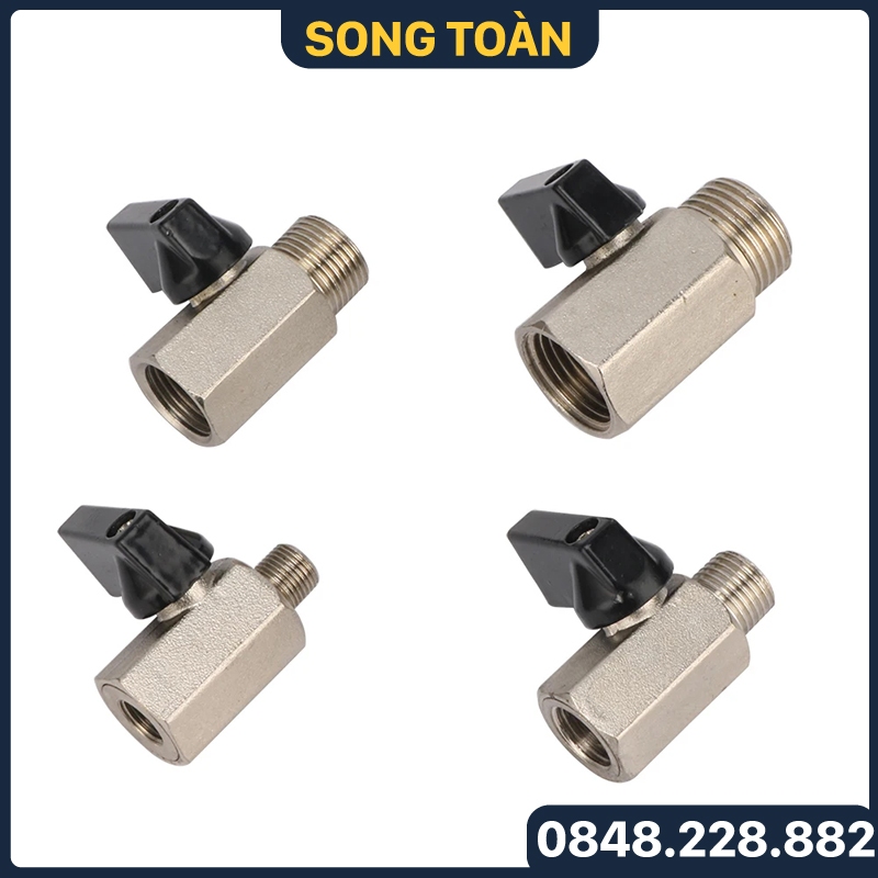 Van Bi Mini Ren Ngoài, Van Gạt Mini Ren Trong Ren Ngoài 13 17 21mm ...