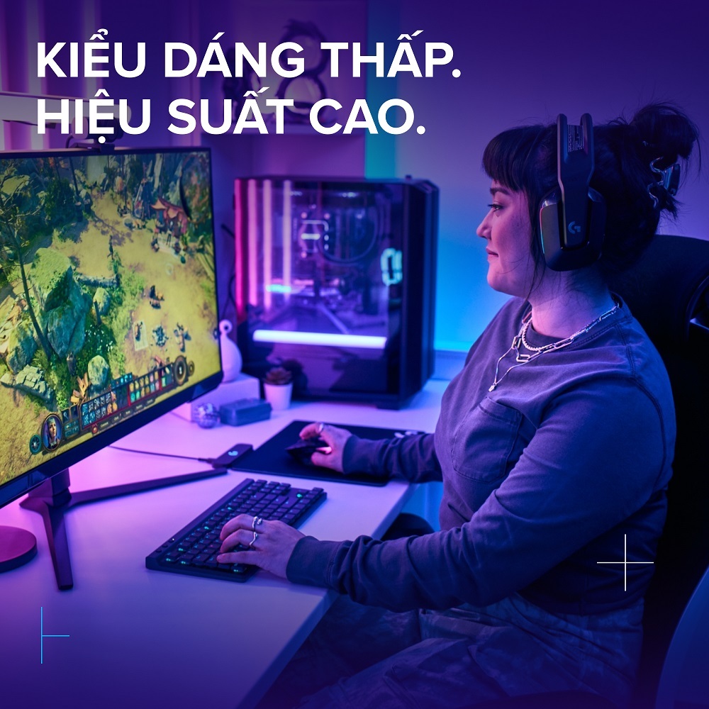 Combo Bàn phím gaming Logitech G515 | Chuột game Logitech G309 - Switch LIGHTFORCE, HERO 25K