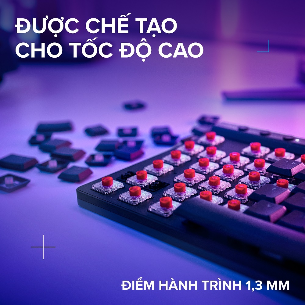 Combo Bàn phím gaming Logitech G515 | Chuột game Logitech G309 - Switch LIGHTFORCE, HERO 25K