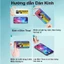 Kính Cường Lực Trong Suốt Full HD Có Khung Tự Dán Chính Hãng Cho IP 11-XR-12-13-14-15-16