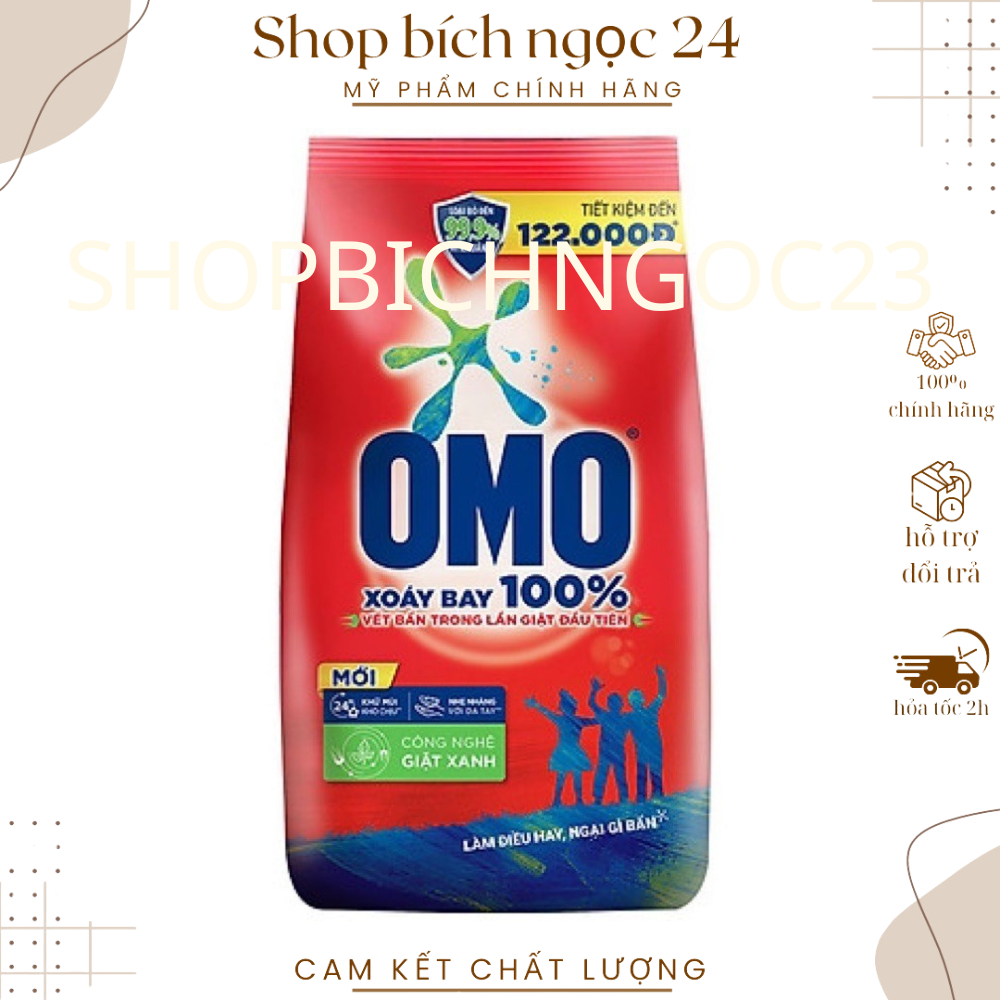 Bột giặt omo cửa trên tinh dầu thơm 5.5kg / 5.1kg