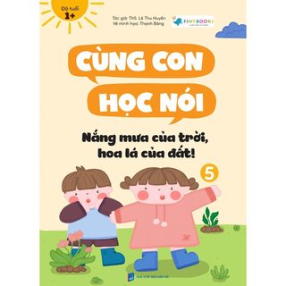 Sách - Bộ sách Cùng Con Học Nói - Dành cho bé từ 1 tuổi - MCBooks Chính Hãng