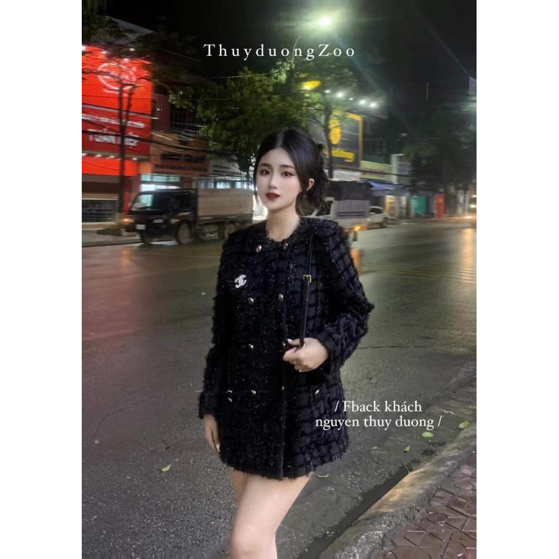 THUYDUONGZOO - ÁO KHOÁC DẠ TWEED KÈM TAG ( ảnh shop chụp )