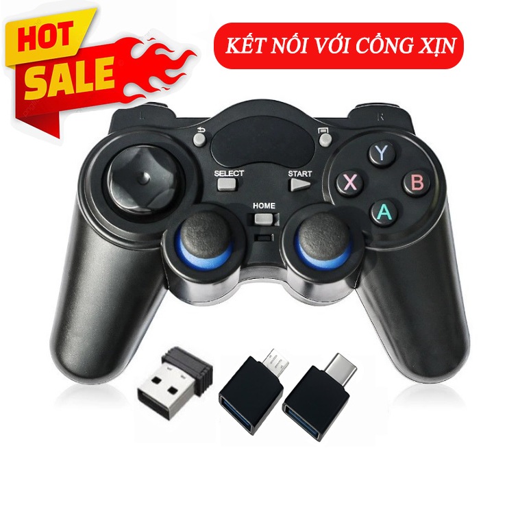 [CỔNG XỊN] Tay cầm chơi game TGZ-850M 2.4G -Tay cầm dành cho Điện thoại Android, PC, Laptop, TV Android, Máy PS3