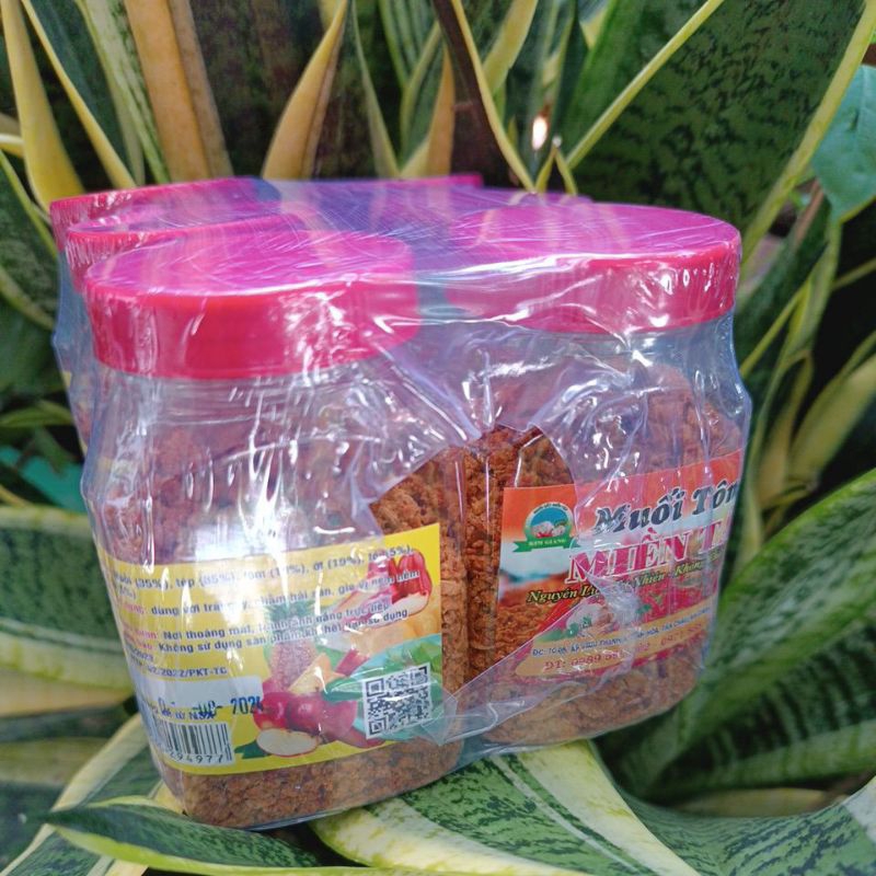 1 Lốc 6 Hủ Muối Tôm Miền Tây 80g