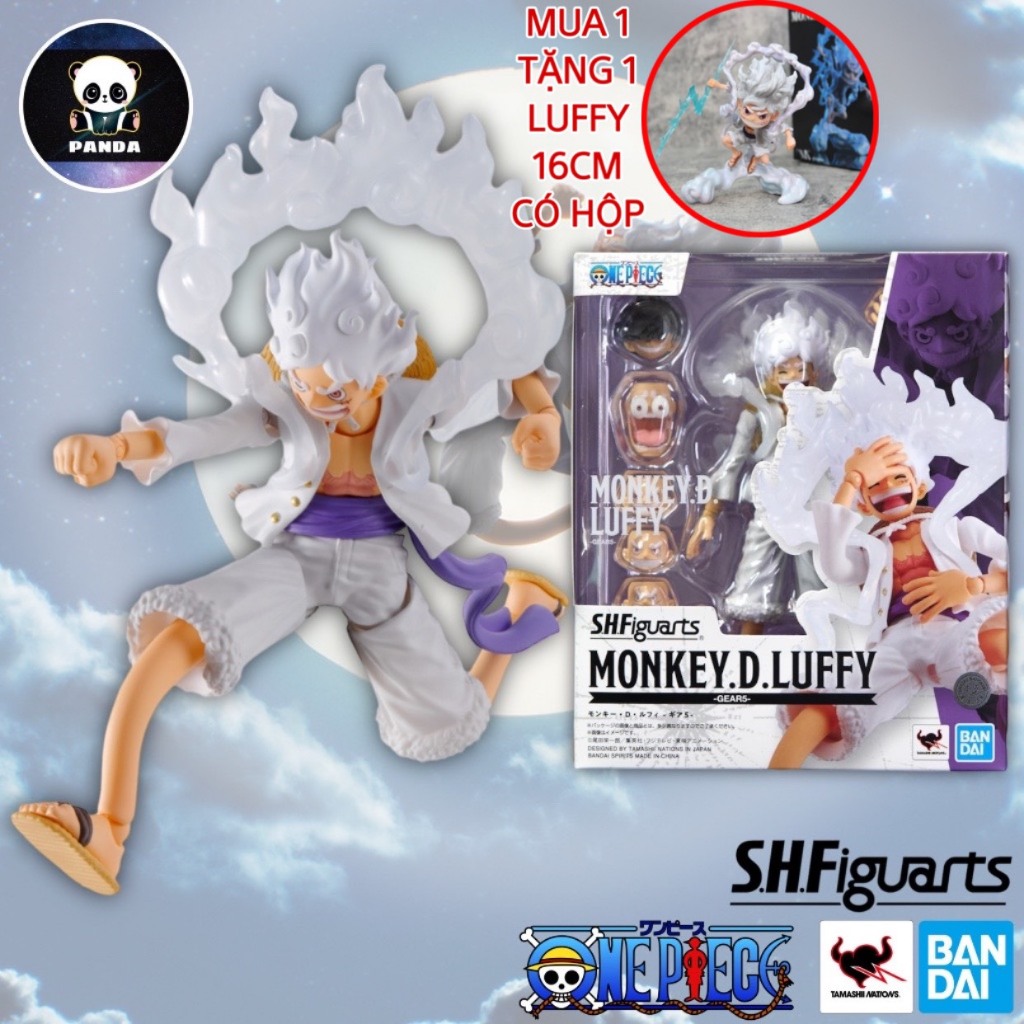 Mô Hình MONKEY D LUFFY GEAR 5 SHF One Piece Đồ Chơi Chính Hãng BANDAI ...