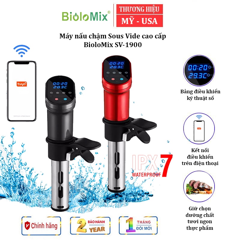 [Bh 2 năm] Máy nấu chậm gia đình Sous Vide BioloMix SV-1900 - Hàng ...