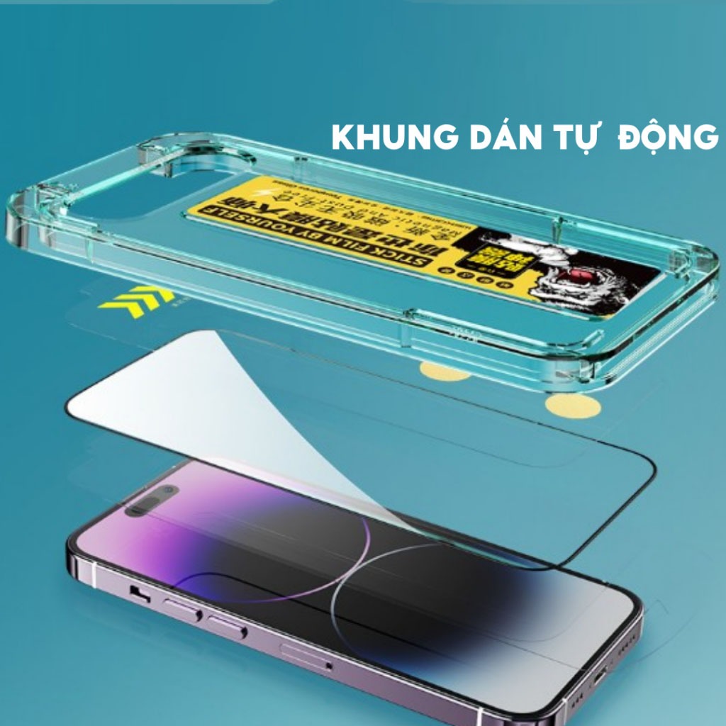 Ảnh Kính Cường Lực Chống Nhìn Trộm Khung Tự Dán Chính Hãng Dùng Cho IP 11-12-13-14-15-16 4